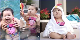 Unyu Pakai Bikini! Gempita Baby Gading - Gisel Berenang Cantik