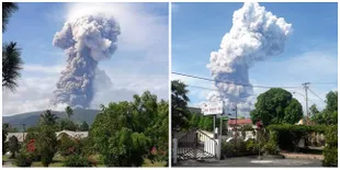 Usai Gempa & Tsunami Sulteng, Gunung Soputan di Sulut Meletus