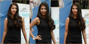 Vibha Anand, Mempesona Dengan Gaun Hitam Elegan