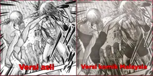 Viral 10 Foto 'Attack on Titan' di Komik Malaysia, Bukti Lembaga Sensornya Nggak Kalah Ketat dari Indonesia!