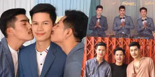 Viral 3 Pria Menikahi Satu Sama Lain di Thailand, Dapat Restu dan Dukungan dari Keluarga