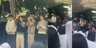 Viral Boyband Korea WHIB Datangi SMAN 70 Jakarta, Sukses Bikin Heboh - Sempat Dikira Pensi