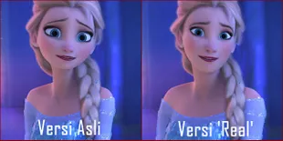 Wajah Para Tokoh Disney Dijadikan Lebih Real, Aneh Atau Cantik?