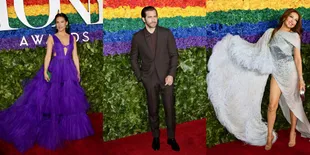 Warna-warni Gaya Selebritis di Red Carpet Tony Awards 2019