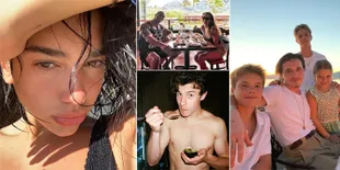 Weekly Hot Instagram: Bulan Madu Dwayne Johnson - Wajah Asli Dua Lipa