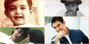 Wow! Aamir Khan Dari Bayi Hingga Genap Setengah Abad, Tak Berubah