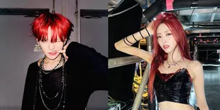 Yoshi TREASURE hingga Yuna ITZY, 8 Potret Terbaru Idol K-Pop dengan Rambut Merah - Menyala Abangku!