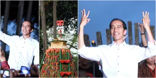 Yuk Intip Tumpeng 7 Meter di Acara Syukuran Kemenangan Jokowi-JK