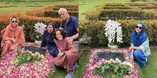 Ziarah ke Makam Ashraf Sinclair, Potret BCL Menangis Terisak - Wajah Tegar Noah Sang Anak Curi Perhatian
