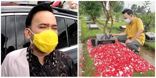 Ziarah ke Makam Olga Syahputra di Hari Ulang Tahun, Ruben Onsu Kenang Momen Saat Hidup Susah
