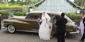 Nikah, Verlita-Ivan, Naik Mobil RI 1