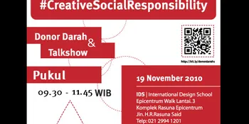 Creative Social Responsibility Gelar Donor Darah Untuk Negeri