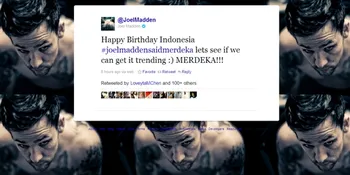 Joel Madden Said Merdeka!