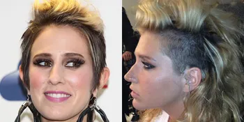 Kesha Pamerkan Rambut Semi Mohawk Barunya