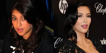 Sarah Azhari vs Kim Kardashian, Lebih Hot Mana?