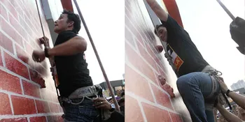 Coba Wall Climbing, Mike Lewis 'Capek Deh!'