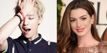 G-Dragon Big Bang Beri Ciuman Untuk Anne Hathaway