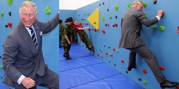 Pangeran Charles Coba Wall Climbing