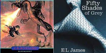 'Fifty Shades of Grey' Tumbangkan 'Harry Potter' di Dunia Maya