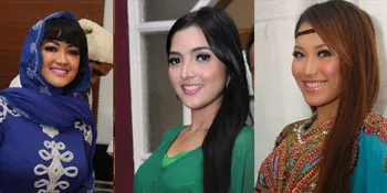 Jalani Ramadan, Selebritis Ini Tampil Cantik Dengan Gamis