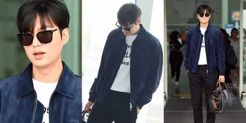 10 Foto Airport Fashion Perdana Lee Min Ho Pasca Wajib Militer, Siap Bikin Berdebar