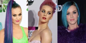 10 Gaya Rambut Nyentrik Katy Perry
