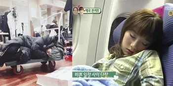 10 Idol Korea Ini Tidur di Sembarang Tempat, Kasihan!