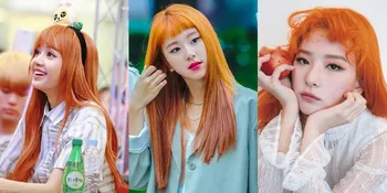 10 K-Pop Idol Cantik Ini Tampil Makin Bercahaya Dengan Rambut Warna Orange!