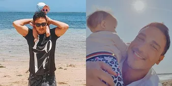 10 Potret Gaya Hot Daddy Hamish Daud Saat Asuh Baby Zalina, Quality Time di Rumah Sampai Main ke Pantai
