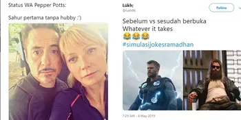 12 Meme Puasa Ramadan Avengers: Rindu Tony Stark - Janjian Bukber Superhero