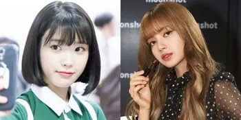 15 K-Pop Idol Cewek Paling Cocok Dengan Rambut Poni Depan, IU - Lisa BLACKPINK