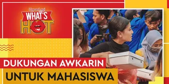 Awkarin Bagikan 3000 Nasi Kotak Kepada Peserta Demo