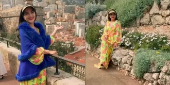 4 Potret Cantik Ashanty Liburan ke Monte Carlo, Chill Pakai Dress Kuning dengan Anggun