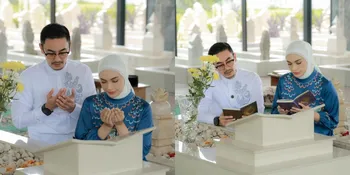 4 Potret Putri Zulhas Ziarah ke Makam Ayah Zumi Zola, Ikut Berdoa hingga Tabur Bunga
