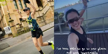 4 Potret Sheryl Sheinafia yang Kini Aktif Olahraga Lari hingga Ikut Marathon, Sebut Dapat Pembelajaran Berharga