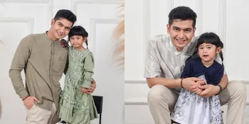 4 Potret Teuku Ryan dan Moana dengan Outfit Couple Ayah-Anak yang Bikin Gemas
