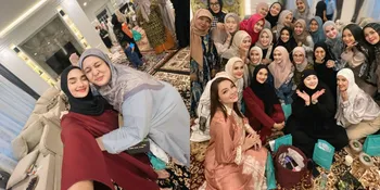 5 Potret Feby Marcelia Ikut Bukber Bareng Komunitas Ibu Cerdas, Tampil Beda dengan Hijab