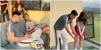 5 Potret Kebersamaan Verrell dan Fuji di Lapangan Golf, Netizen Semakin Terbawa Perasaan