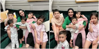 5 Potret Momen Seru Kebersamaan Rieta Amilia dan Lima Cucunya, Begini Kekompakannya!