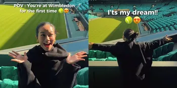 5 Potret Yura Yunita Wujudkan Impian, Kunjungi Stadion Wimbledon untuk Pertama Kali
