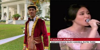 6 Seleb Hadiri Upacara Kemerdekaan di Istana Merdeka, VJ Daniel - Andrea Putri Turk