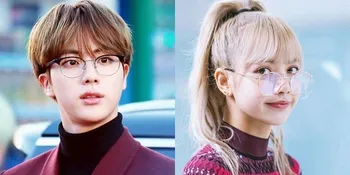 6 K-Pop Idol yang Tampil Makin Kece Pakai Kacamata, Jin BTS - Lisa BLACKPINK