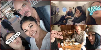 6 Potret Keluarga Kecil Anggun, Bahagia dan Kompak Meski Jauh dari Sorotan di Negeri Orang