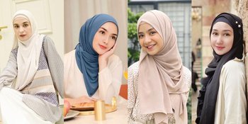 7 Gaya Hijab Pasmina Seleb, Cocok Buat Lebaran - Nggak Perlu Bingung Lagi Nentuin Style Kerudung