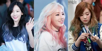 7 Gaya Rambut Ombre Taeyeon Girls Generation, Warna-Warni Bak Candy!