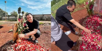 7 Hari Kepergian sang Istri, Ini 7 Potret Rio Alief Drummer NOAH Sambangi Makam Clerence Cyntia - Tegar Meski Kehilangan