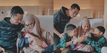 Begitu Dinantikan, Ini Momen 2 Anak Lelaki Alyssa Soebandono Bertemu dengan Adik Perempuannya