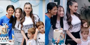 7 Potret 2 Anak Perempuan Celine Evangelista di Perayaan Ultah Cio sang Adik, Penuh Keseruan