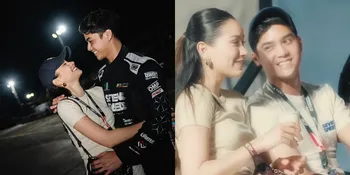 7 Potret Alyssa Daguise Tonton Al Ghazali Kompetisi Drifting, Perlihatkan Kemesraan