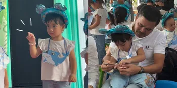 7 Potret Amala Anak Irish Bella Tampil di Acara Sekolah Pertama Kali, Didampingi Haldy Sabri